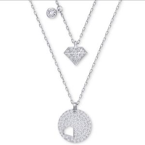 Swarovski Crystal Wishes Chaton Pendant Necklace